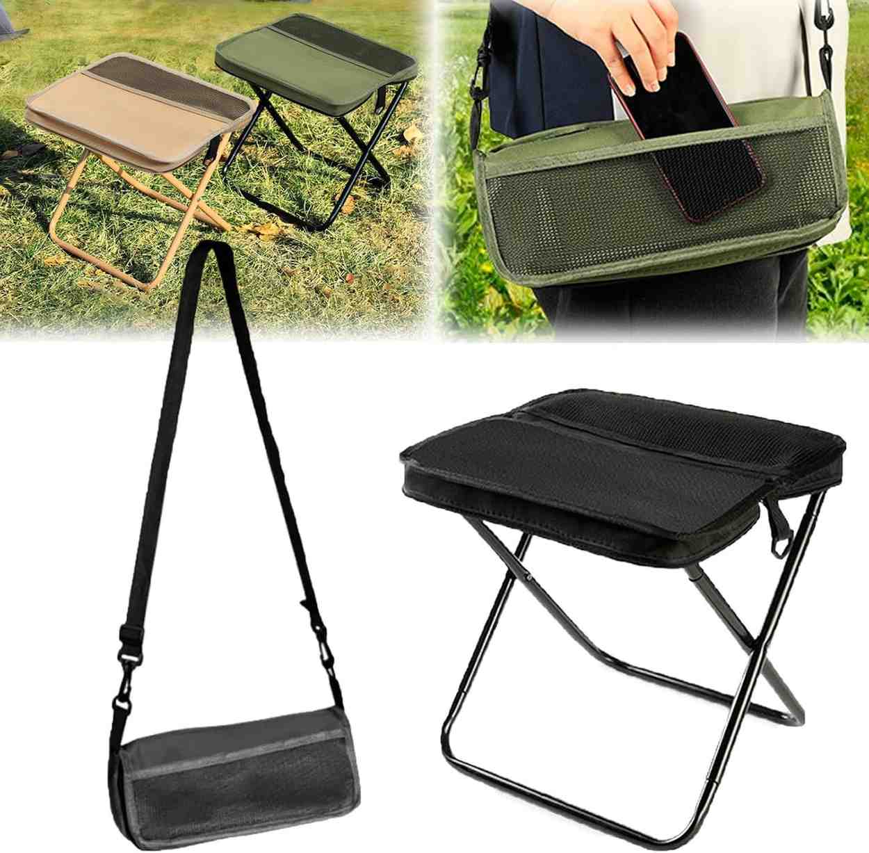 Portable Folding Stool for Camping & Hiking