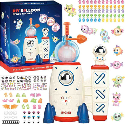 DIY Space Rocket Balloon Craft Kit – STEM Creative Play Set for Kids