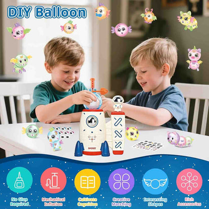 DIY Space Rocket Balloon Craft Kit – STEM Creative Play Set for Kids