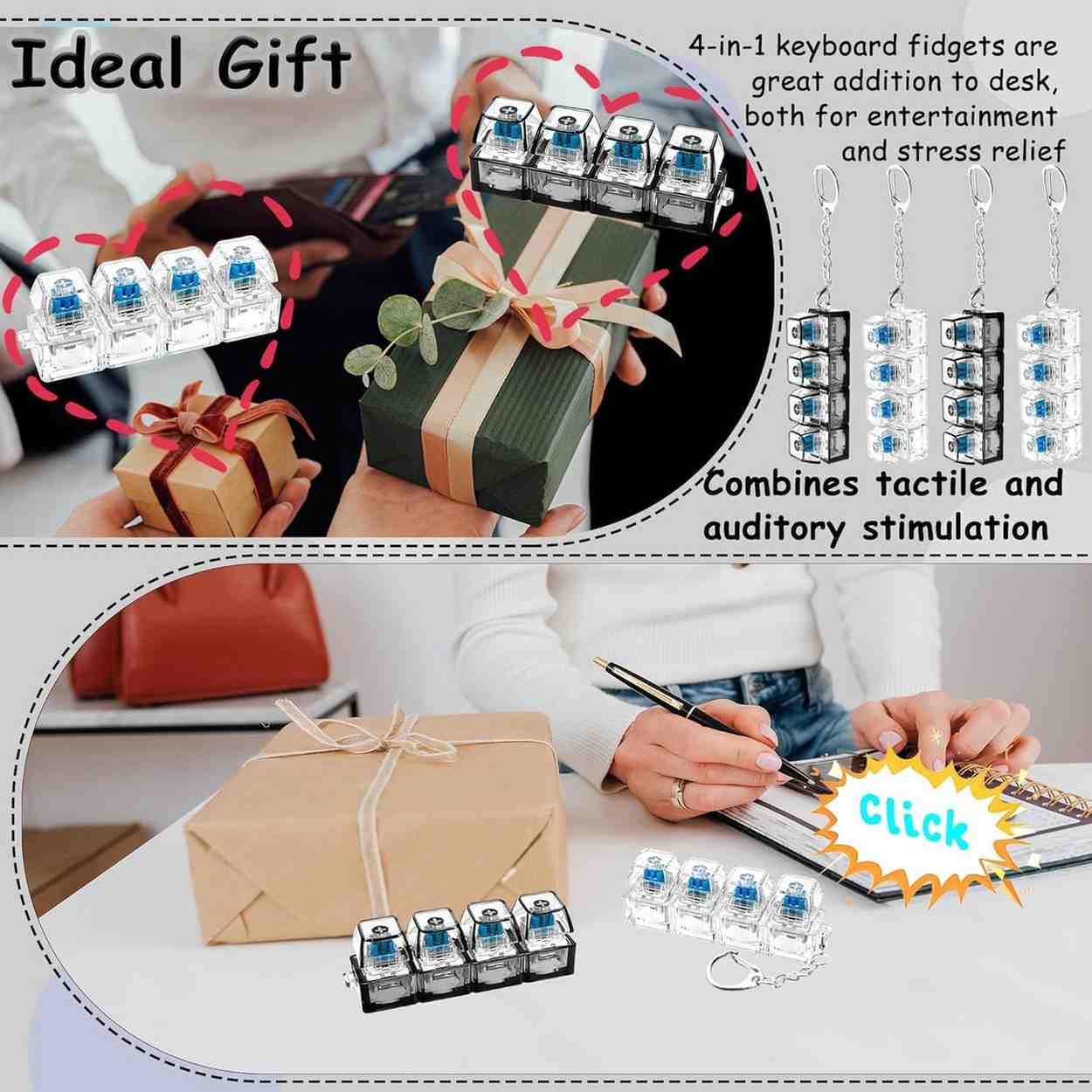 Keyboard Keycap Keychain (Fidget Style)