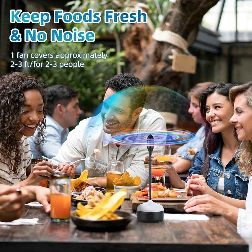 Fly Repellent Fan With Light