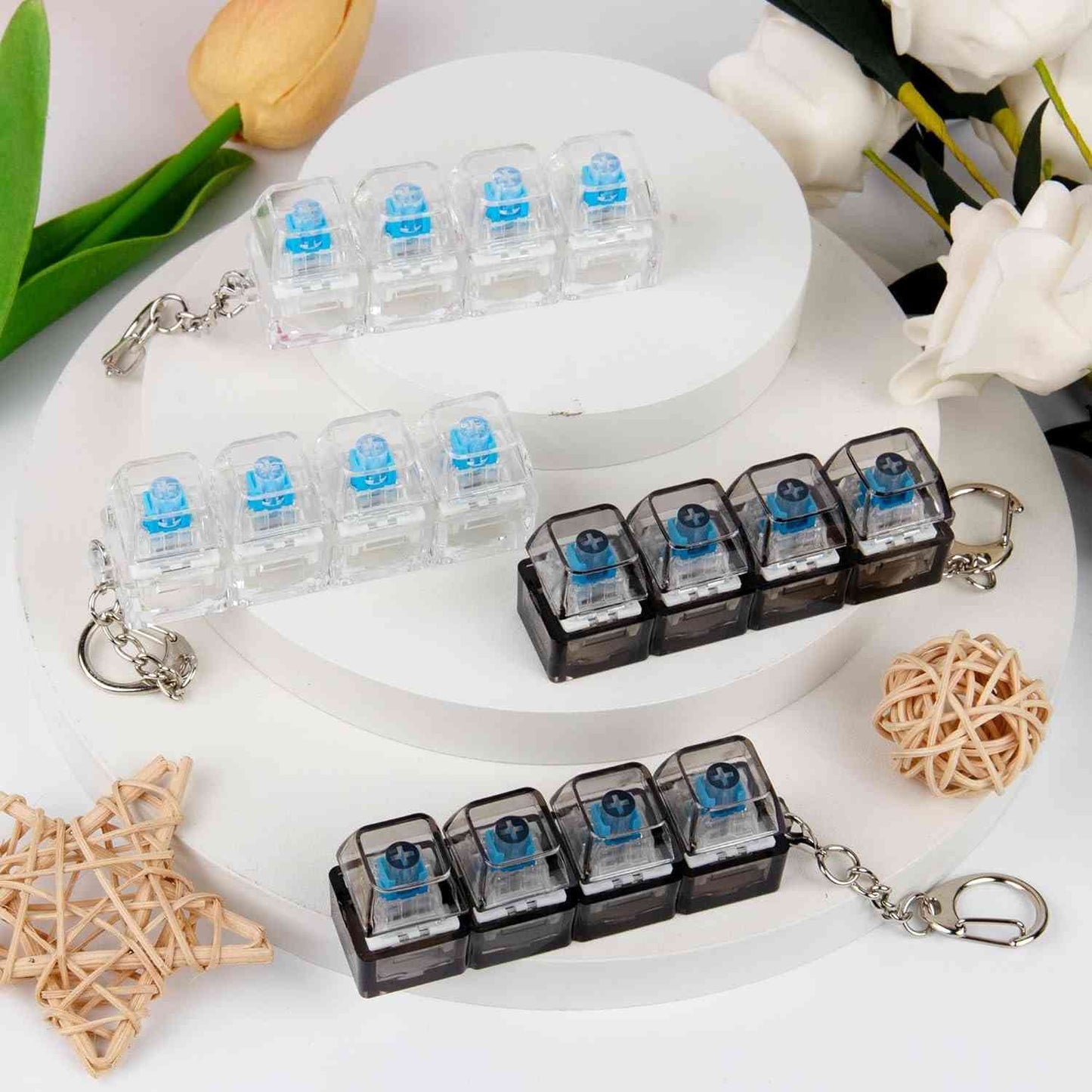 Keyboard Keycap Keychain (Fidget Style)