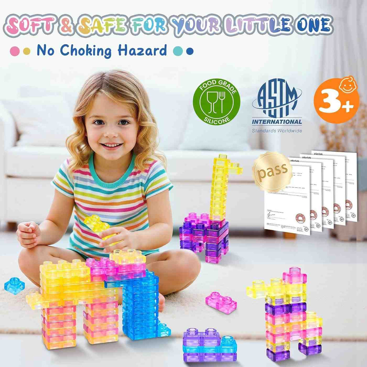 Gummy Blocks For Kids (16pcs)