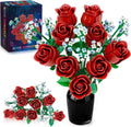 Romantic Rose Bouquet Building Blocks