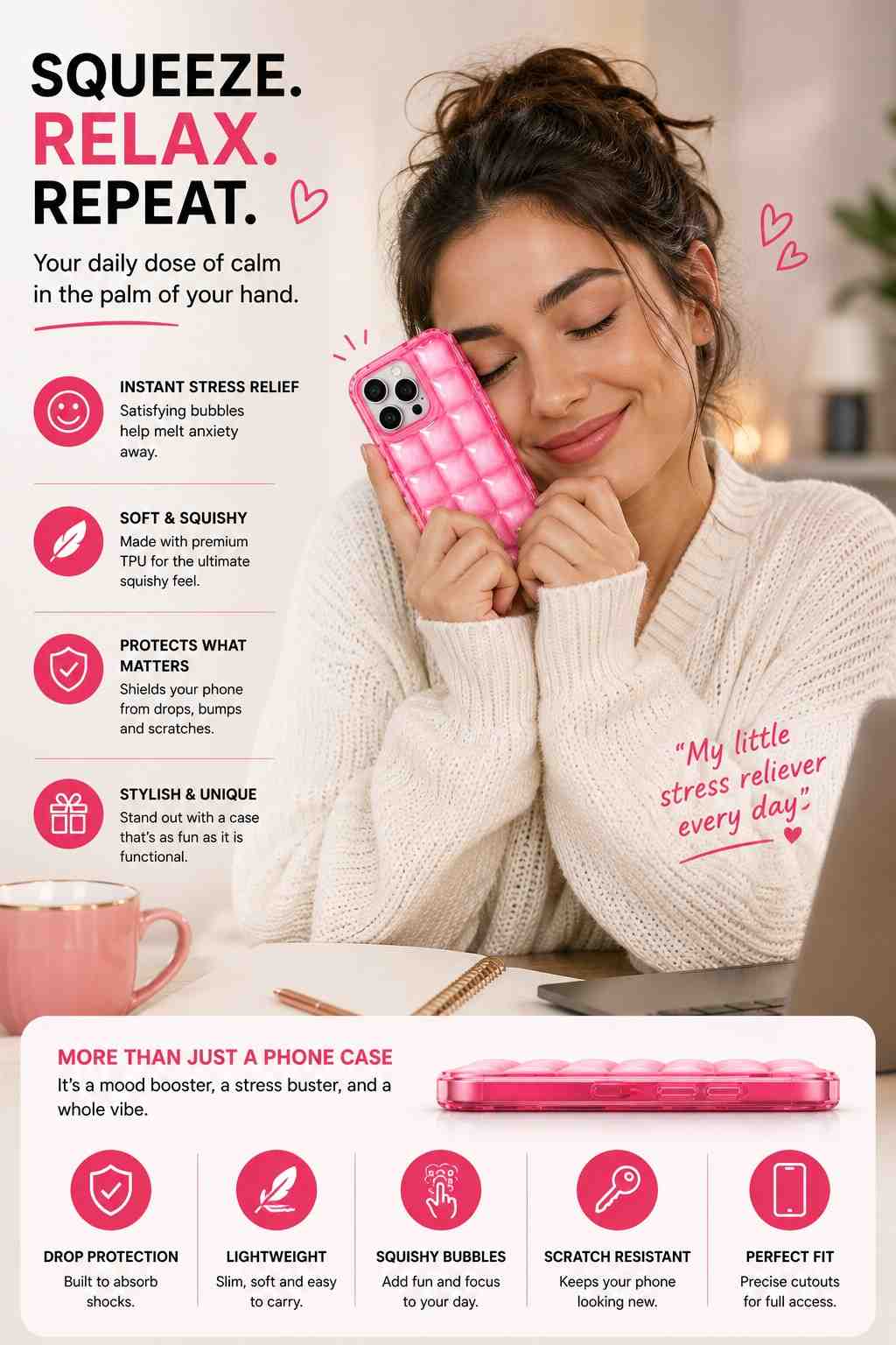 Bubble Squishy Phone Case