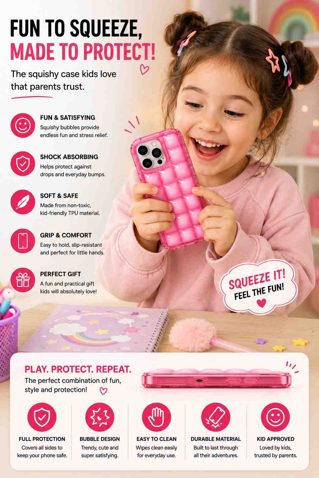 Bubble Squishy Phone Case