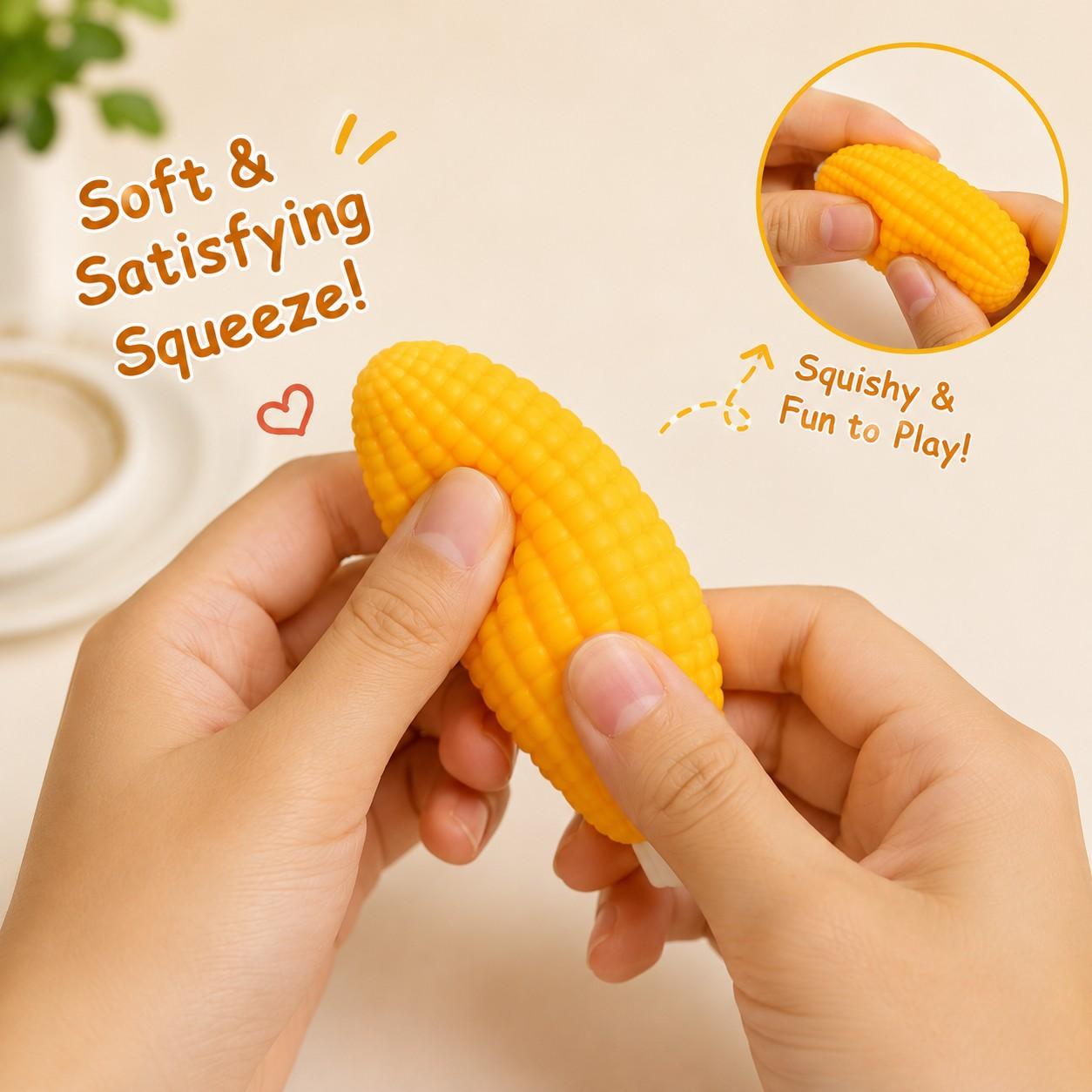 Set of 2 Mini Corn Squishy (2 pcs)