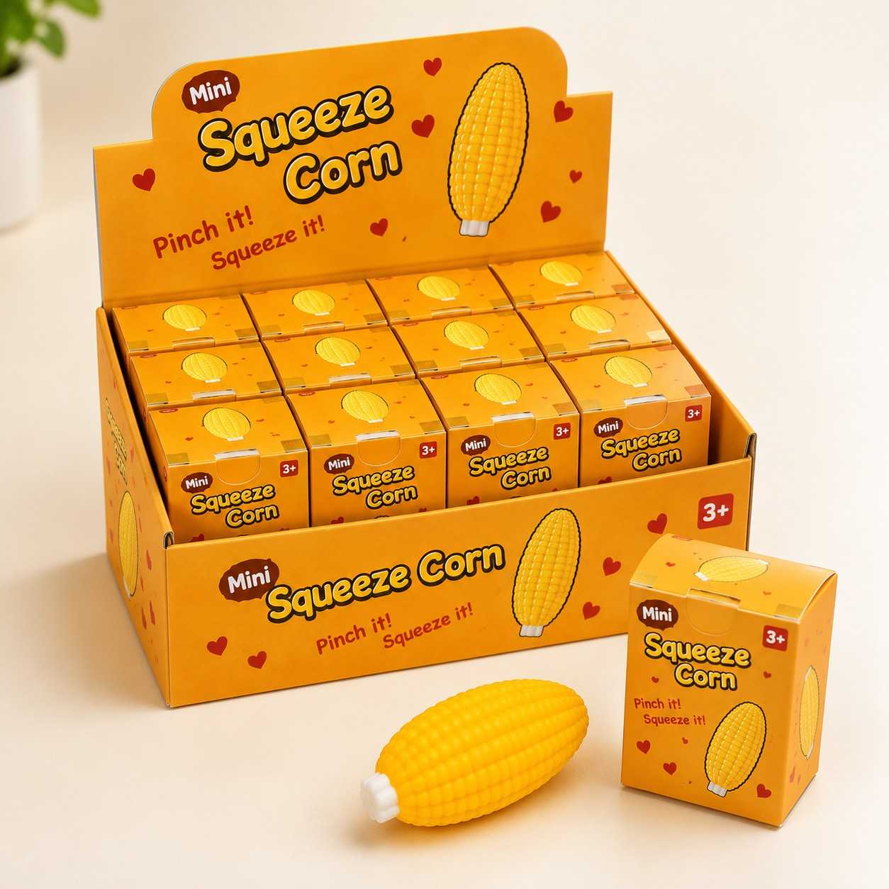 Set of 2 Mini Corn Squishy (2 pcs)