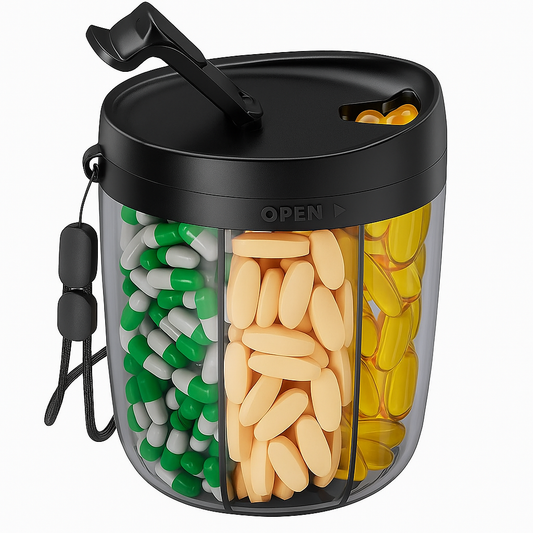 Portable Pill & Capsule Organizer
