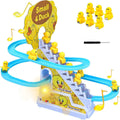 Duck Climbing Stairs Toy with Lights & Music (6 ducks)