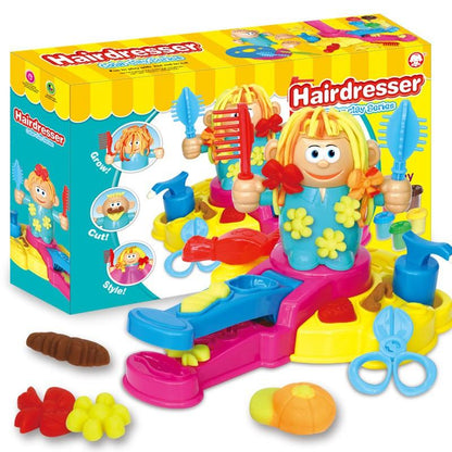 Funny Hair Salon Clay Play Set with Molds