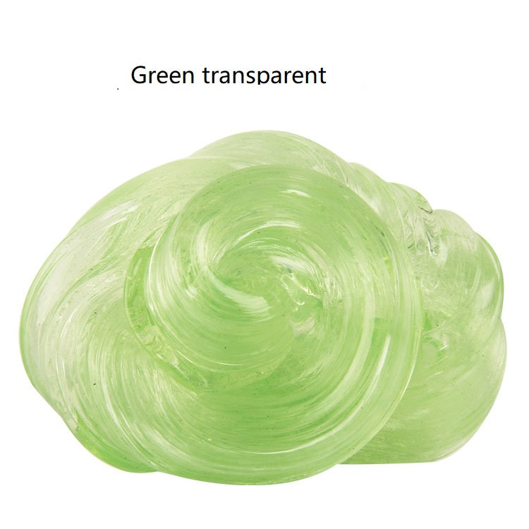 The Viral Crystal Clear Slimes(4pcs: Blue+Green+Pink+Purple)