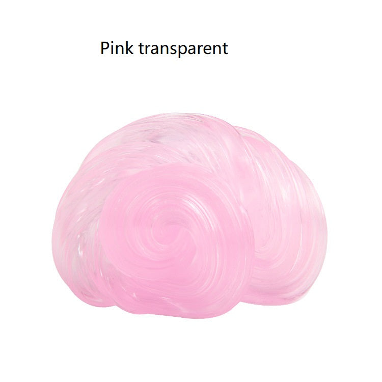 The Viral Crystal Clear Slimes(4pcs: Blue+Green+Pink+Purple)