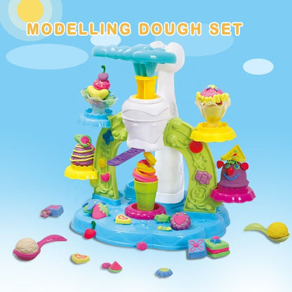 Kids Ice Cream Clay Toy with Molds (23 Pieces per Set)