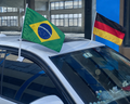 Set of 2 World Cup Car Flag (2 pcs)