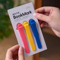 Colorful Clip Bookmarks (set of 3)