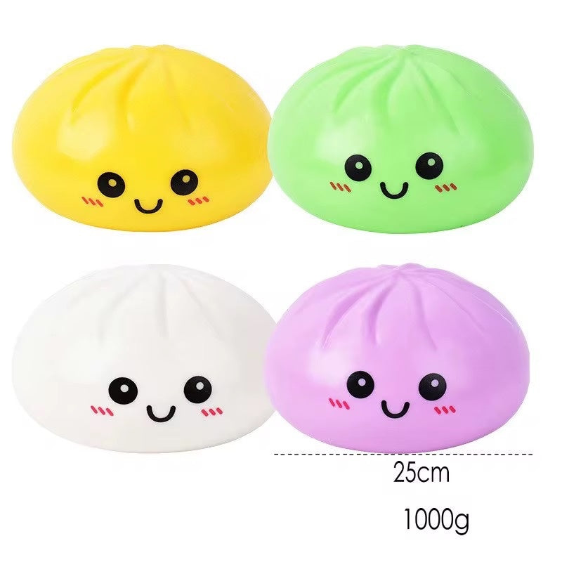 Giant Surprised Dumpling Squishy Toy (25 cm HIGH QUALITY)