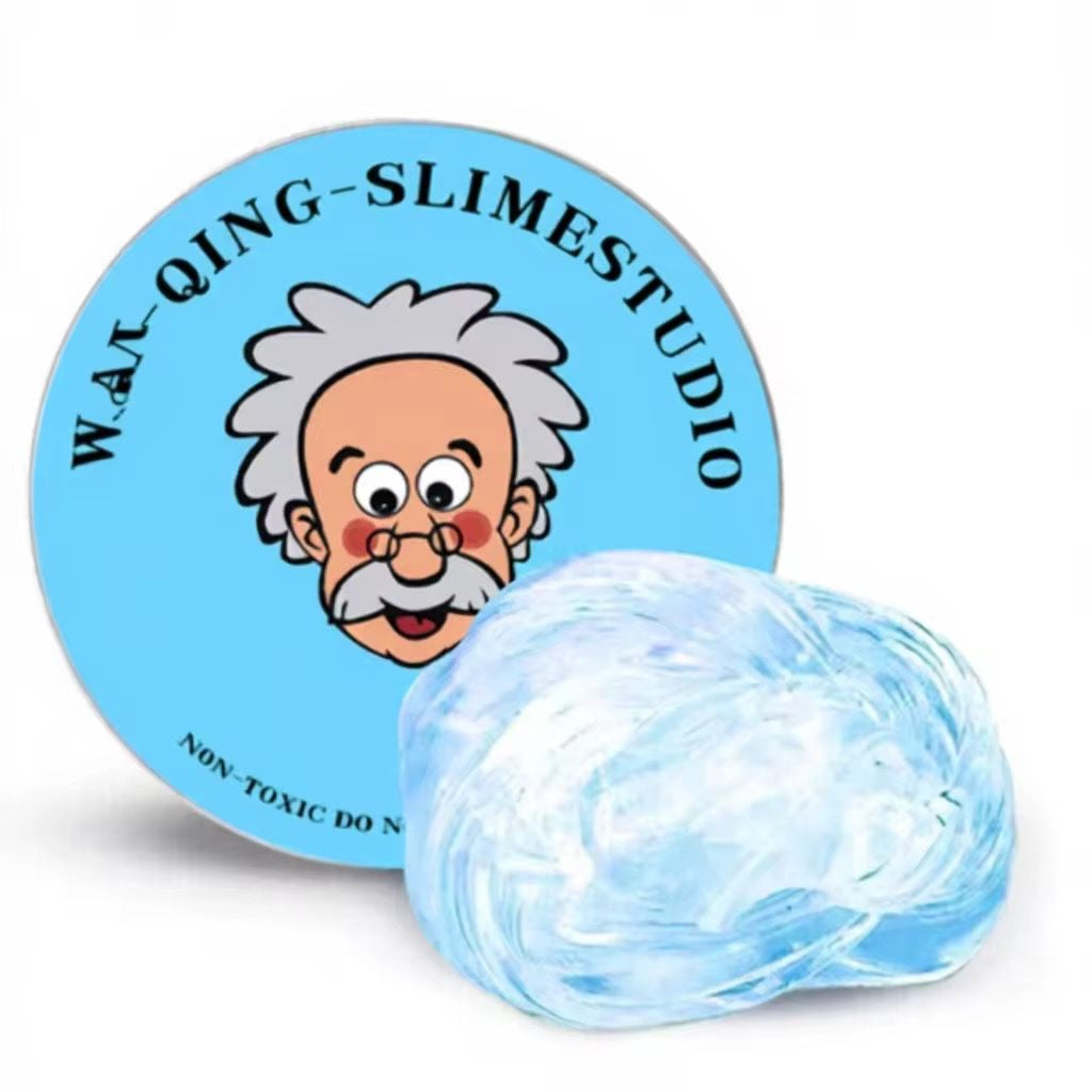 The Viral Crystal Clear Slimes(4pcs: Blue+Green+Pink+Purple)