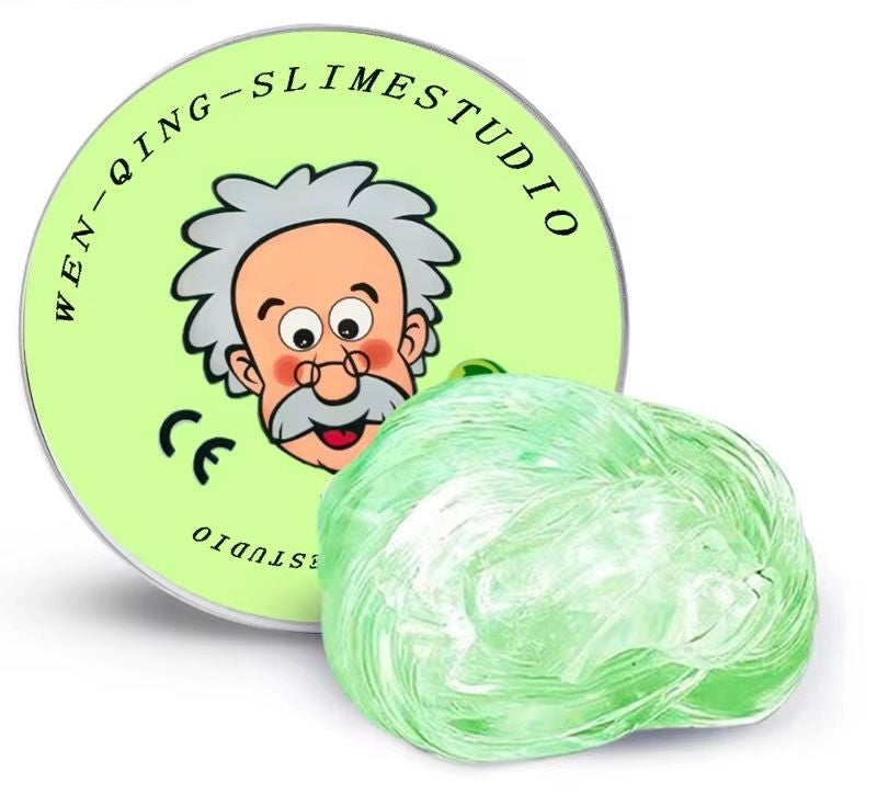 The Viral Crystal Clear Slimes(4pcs: Blue+Green+Pink+Purple)