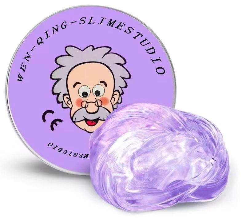 The Viral Crystal Clear Slimes(4pcs: Blue+Green+Pink+Purple)