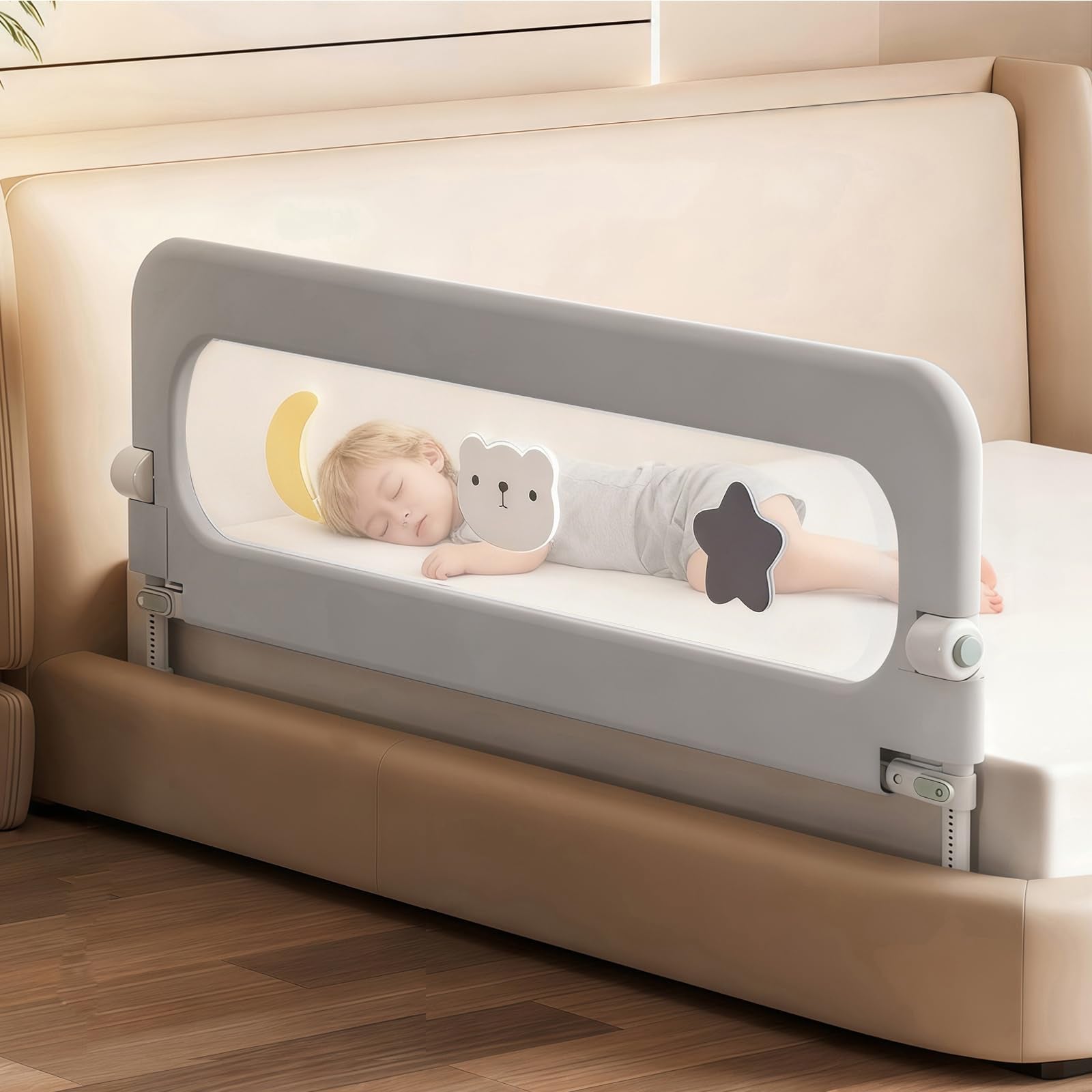 Adjustable Baby Bed Safety Rail (Length 180cm)