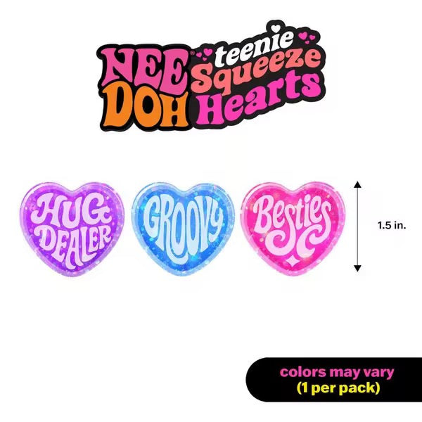 Sparkle Squeeze Hearts Needoh Box