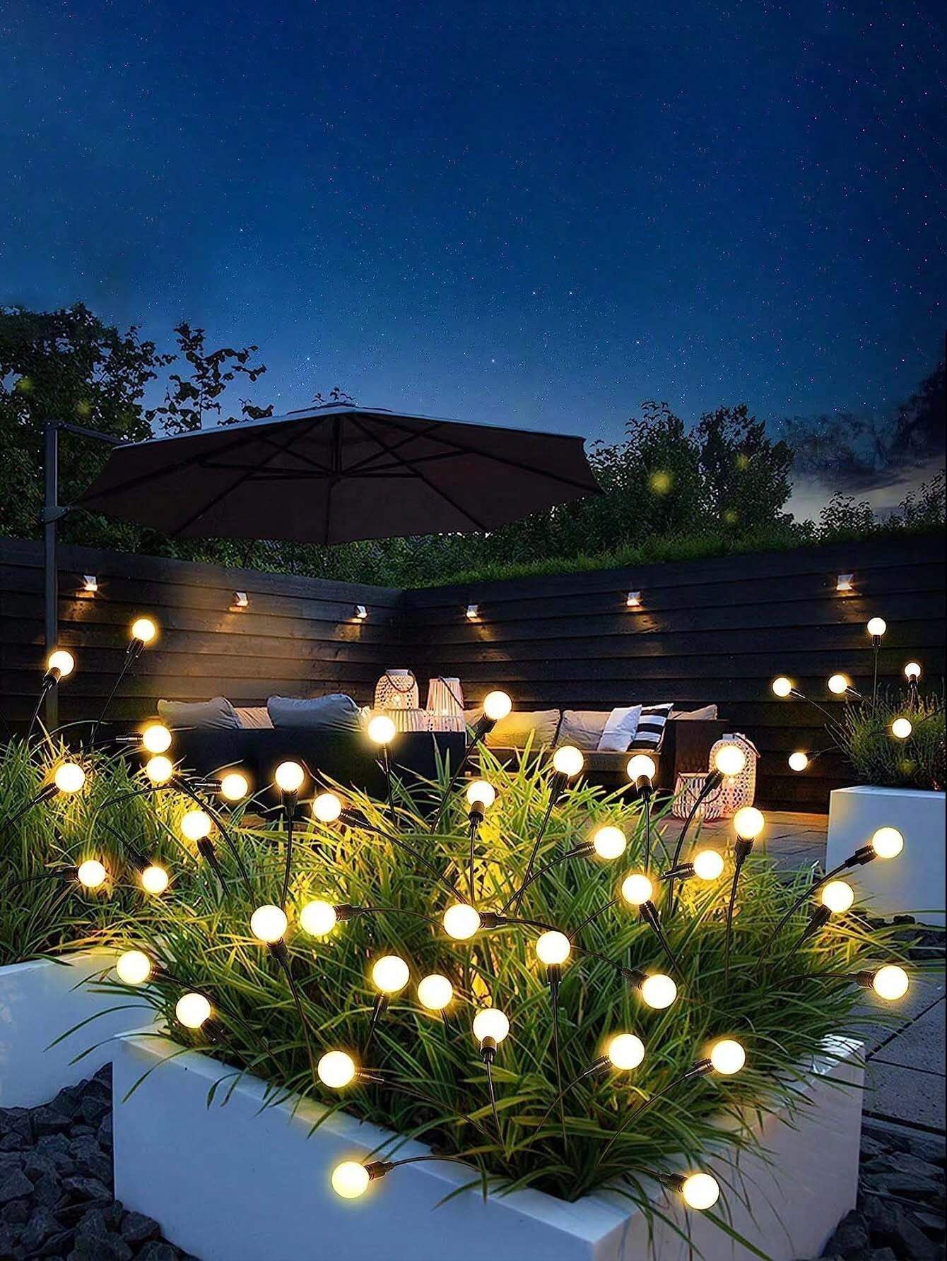 Set Of 2 Solar Garden Light