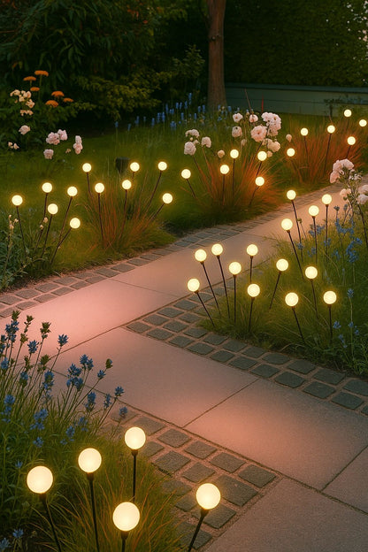 Set Of 2 Solar Garden Light