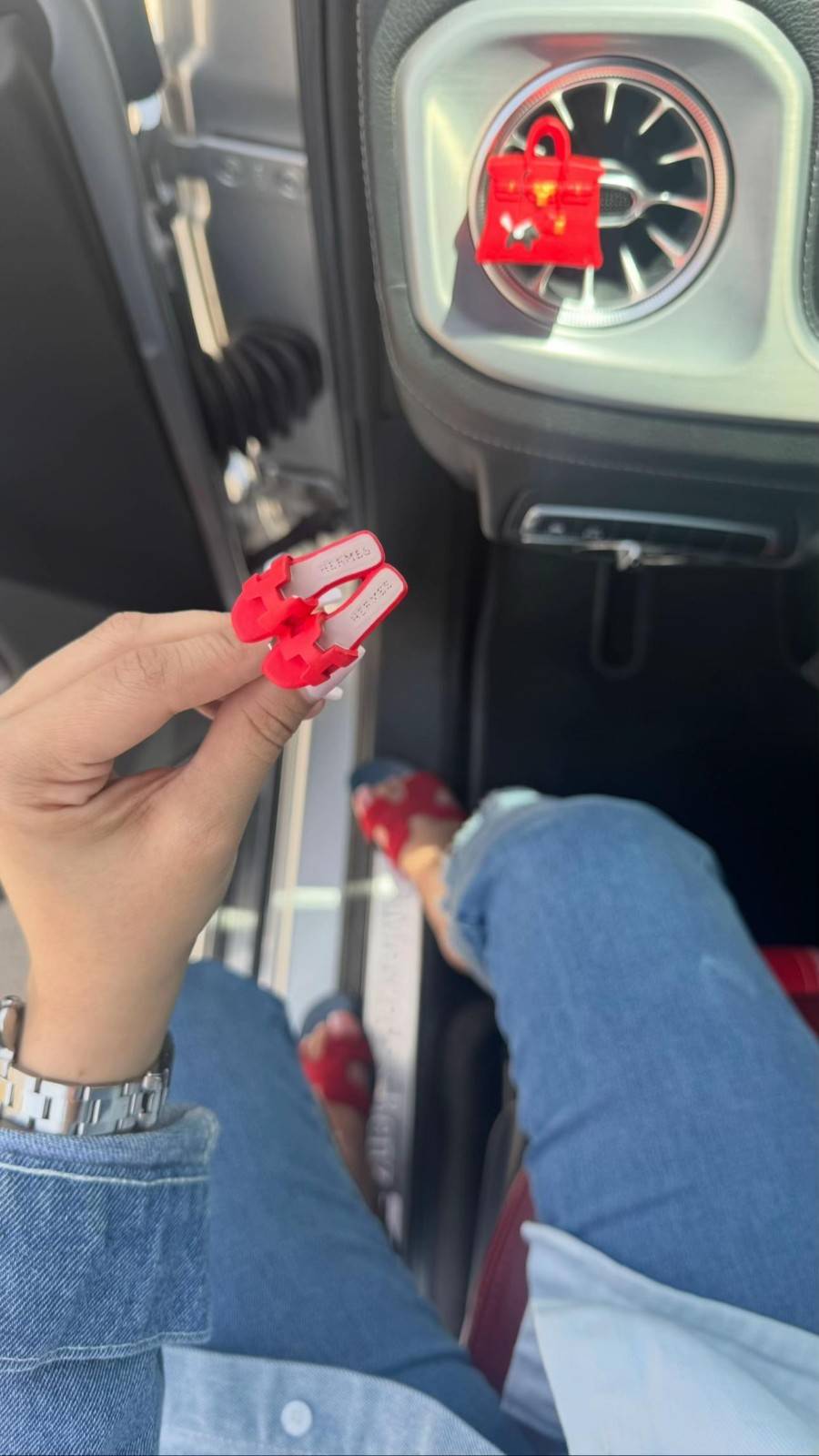 Set Of Hermès Mini Bag and Slipper (1 bag and 1 slipper)