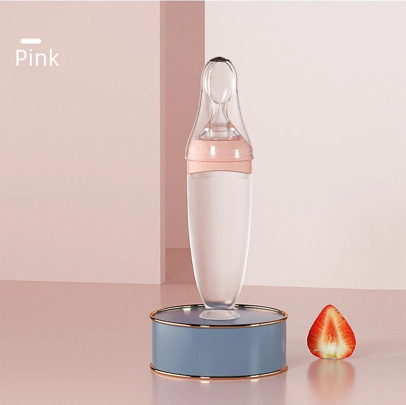 bbet Brand Baby Silicone Spoon Feeding Bottle