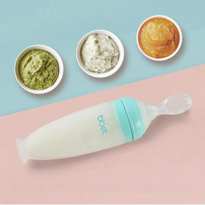 bbet Brand Baby Silicone Spoon Feeding Bottle