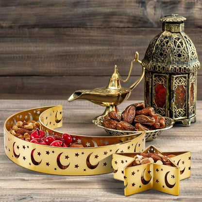 Moon and Star Snack Tray – Ramadan Table Decor