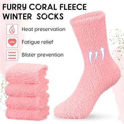 Cozy Fluffy Grip Socks (2 paires)