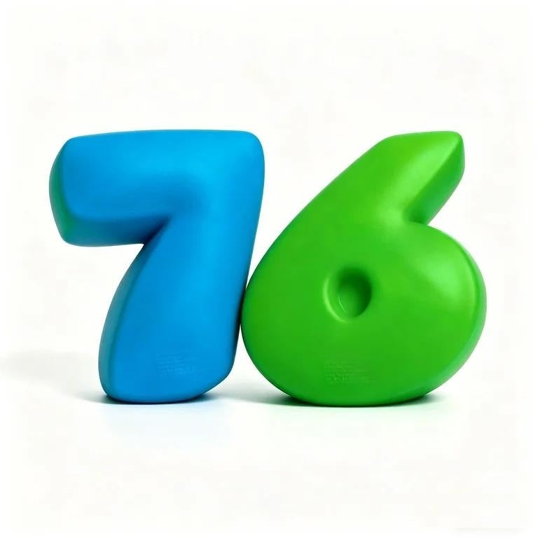 6 7 Numbers Squishy