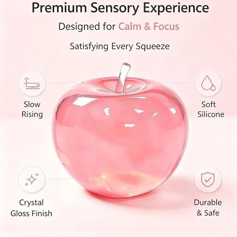 Set of 3 Viral Apples Squishy (3 Pcs: Red+Blue+Green)