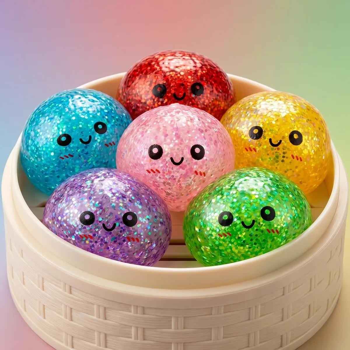 Set of 2 Mini Surprised Dumpling Squishy (2 pcs)