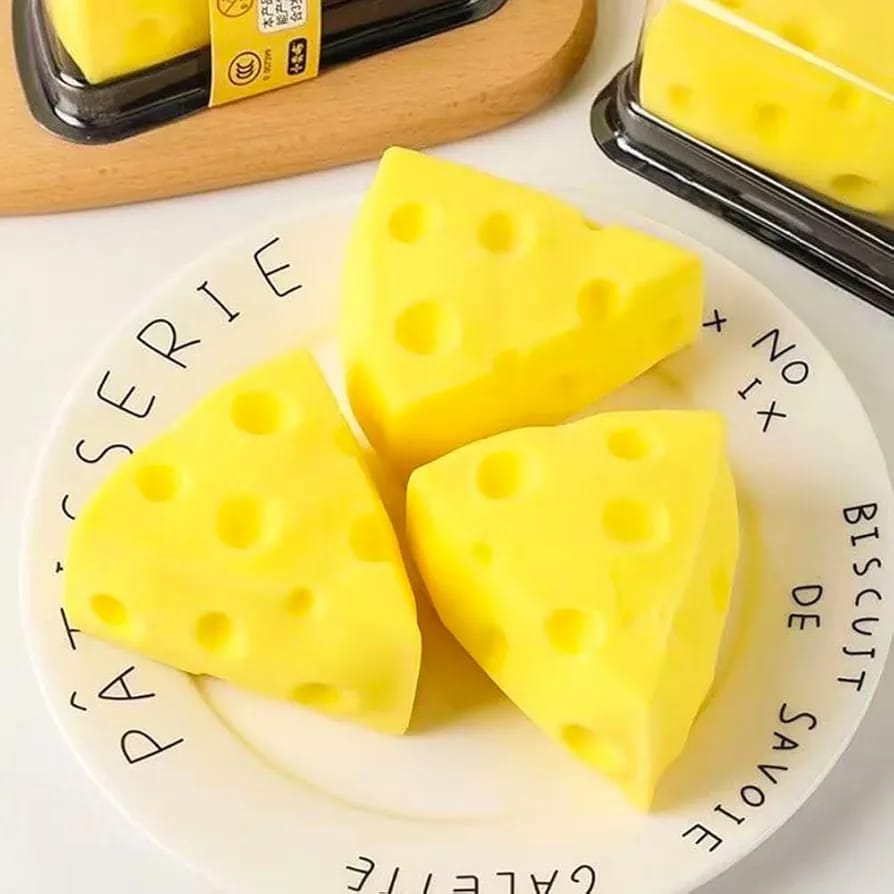 Giant Cheese Squishy Toy