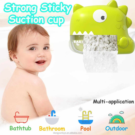 Baby Bath Bubble Machine with Music (Dinosaur Design)