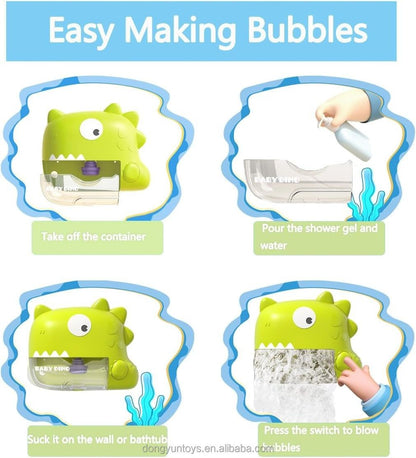 Baby Bath Bubble Machine with Music (Dinosaur Design)